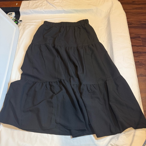 Black Maxi Skirt - Picture 1 of 5